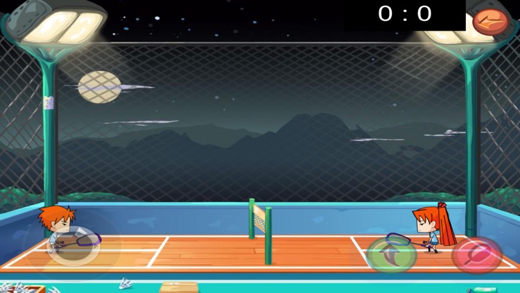 Cute of badminton