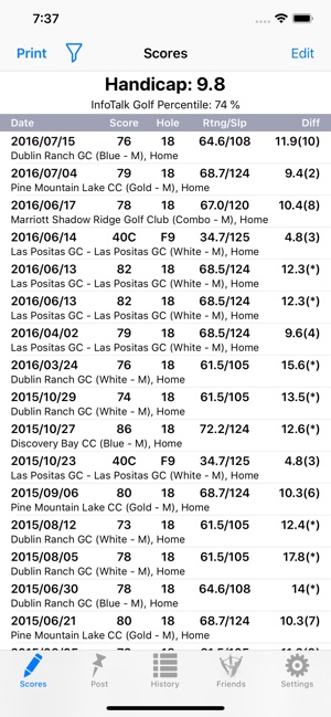 Golf Handicap Group & League(圖4)-速報App