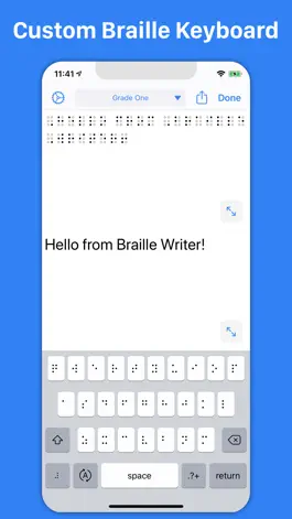 Game screenshot Braille Writer apk