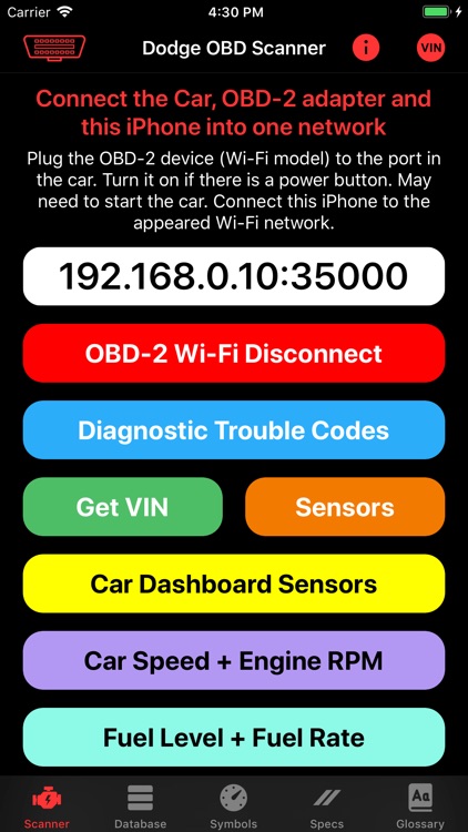 Dodge OBD App