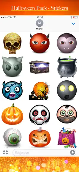 Game screenshot Halloween Pack - Stickers apk