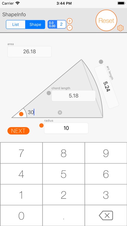 ShapeInfo Plus