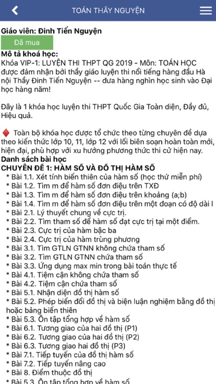 Toán Thầy Nguyện