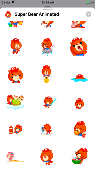 How to cancel & delete Super Bear: Animated Stickers from iphone & ipad 4