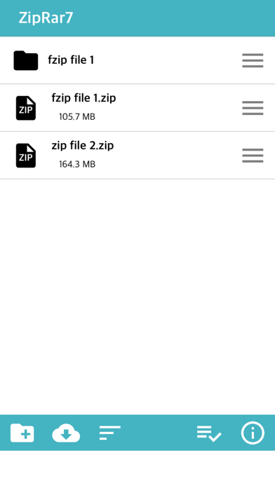 ZipRar7 - Unzip the file screenshot 2
