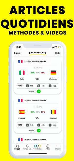 Pronos Coq : pronostic et actu(圖4)-速報App