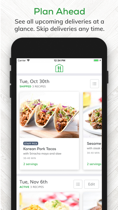 Home Chef: Meal Kit Delivery screenshot 2