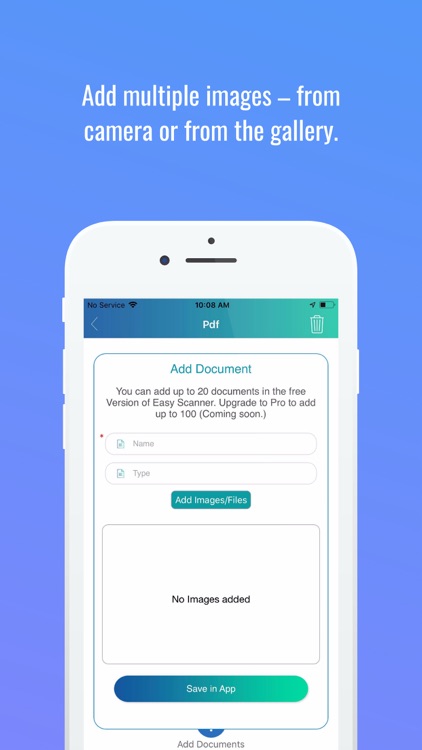 Scanner - Easy PDF Scan & Save