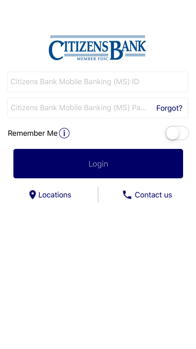 How to cancel & delete Citizens Bank MS from iphone & ipad 1