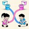 Draw to line is a simple form of toilet run come back of people run but interesting drawing puzzle game to draw puzzle