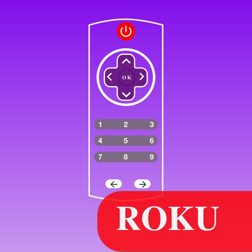Universal Roku TV Remote iOS App