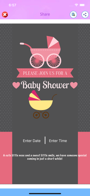 Baby Shower Invitation Makers(圖9)-速報App