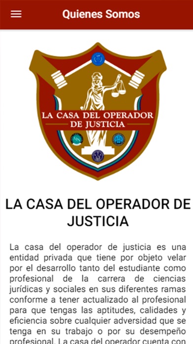 Casa del operador de justicia screenshot 3