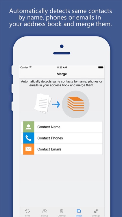 Contacts Sync, Backup & Clean screenshot-3
