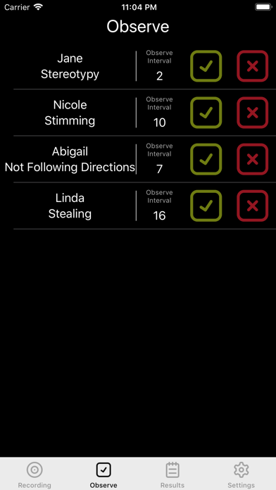 Intervals, An ABA Interval Recording App Screenshot 10