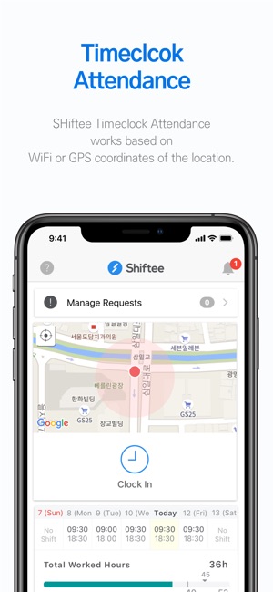Shiftee - Schedule & Timeclock(圖2)-速報App