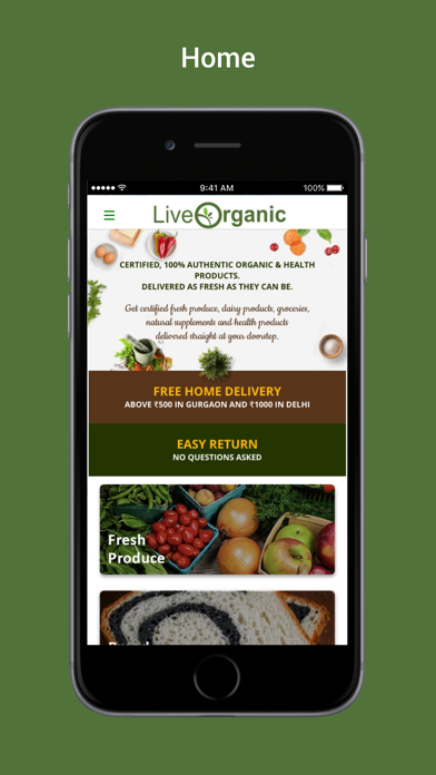 Live Organic screenshot 2