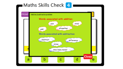 PAM Maths Skills Check 4 screenshot 4