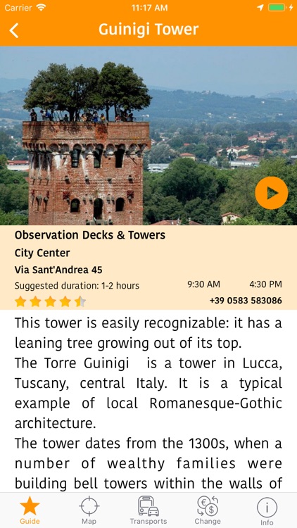Lucca Travel Guide and Map