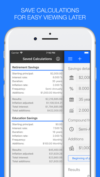 How to cancel & delete Compound Interest Calc + from iphone & ipad 3