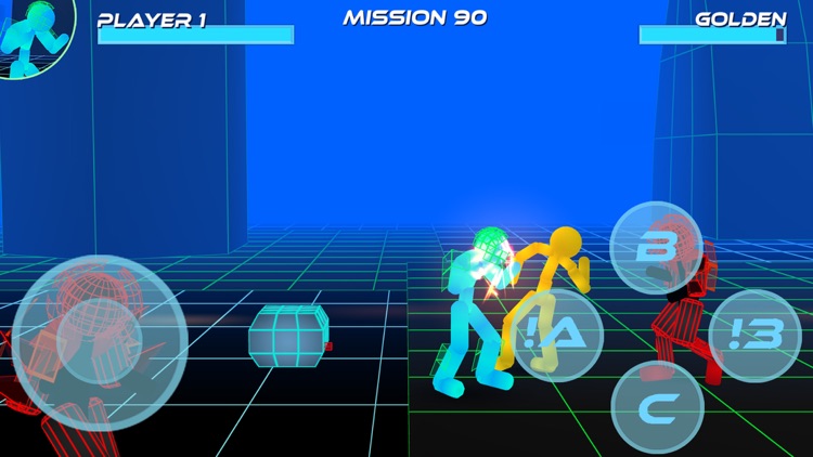 Stickman Neon Street Fighting screenshot-4