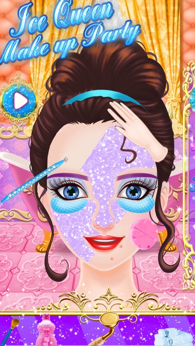How to cancel & delete Ice Queen Make Up Party Salon from iphone & ipad 4