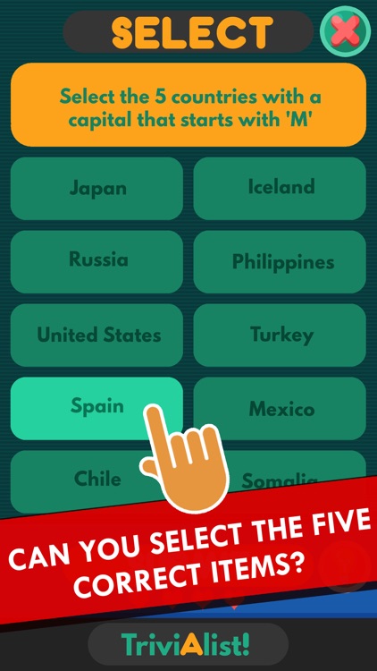 TriviAlist! A trivia quiz game