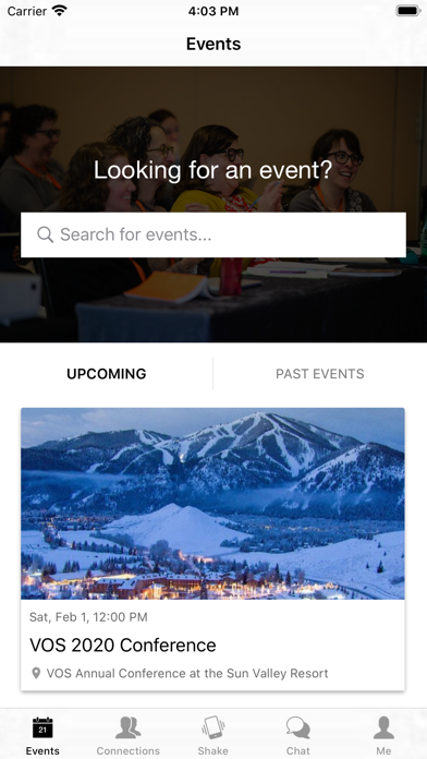 VOS Events screenshot 2