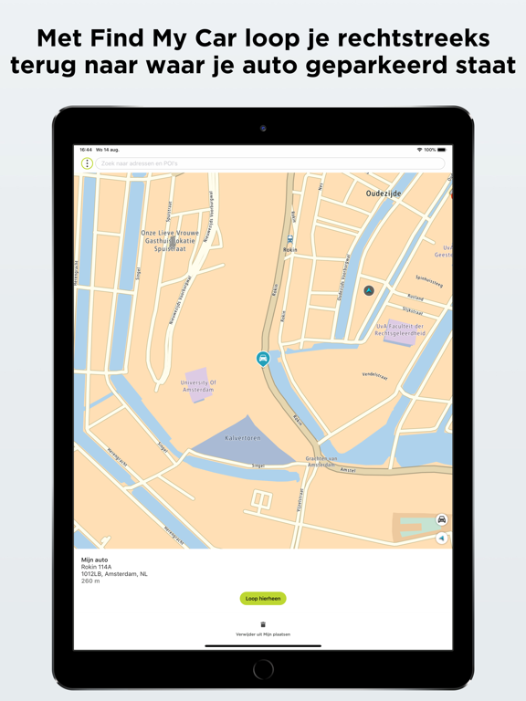 TomTom MyDrive iPad app afbeelding 2
