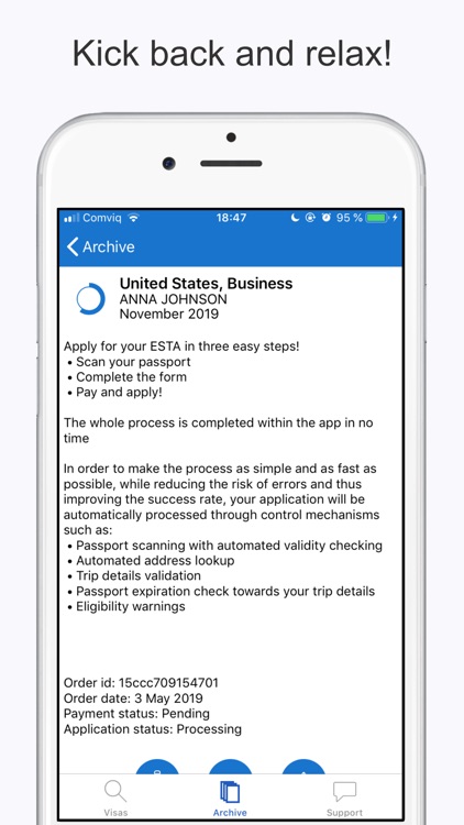 Visateq - ESTA for USA screenshot-3