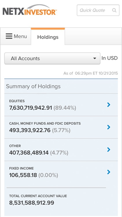 NetXInvestor™ Mobile