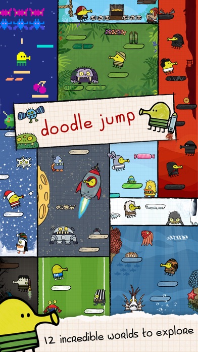 Doodle Jump iphone ekran görüntüleri