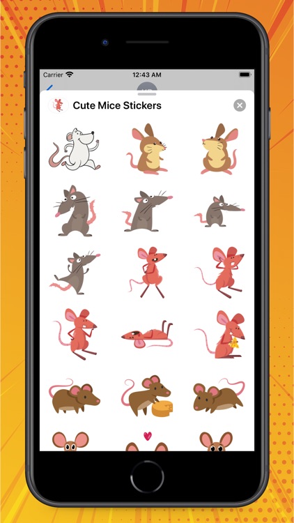 Cute Mice Stickers screenshot-4