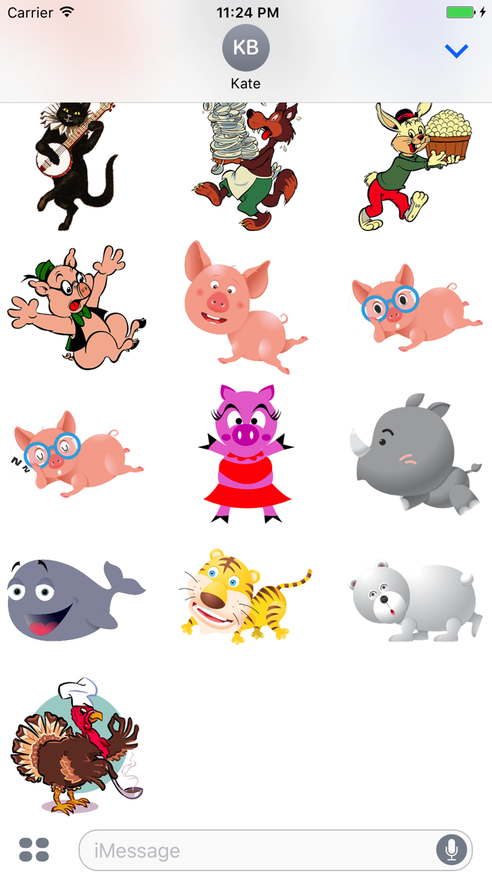 Sticker Fun with Funny Animals