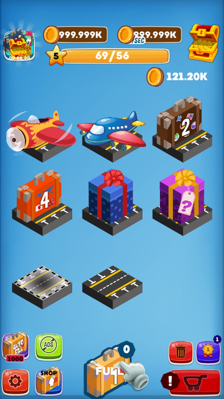 Merge Planes Go Idle Tap Mania Hack screenshot 4 - iOS game interface