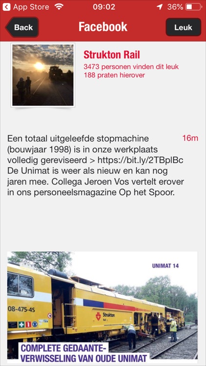 Strukton Rail App