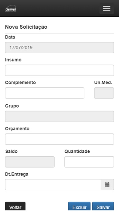 Diário Obras Server screenshot 2