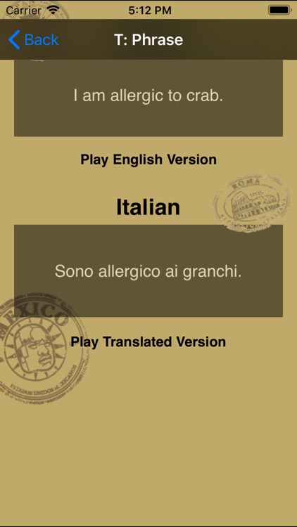 Food Allergies - Italian screenshot-8