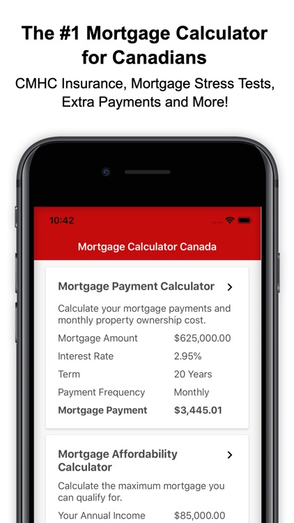 Mortgage Calculator Canada screenshot-0