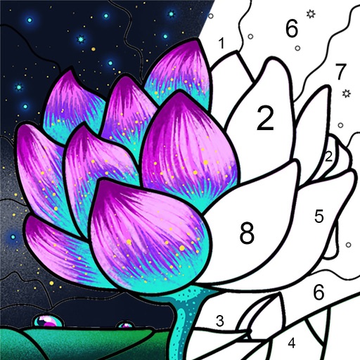 Paint By Number: Coloring Book