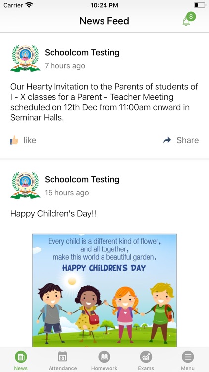 SchoolCom Parent App