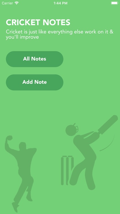 Cricket Notes