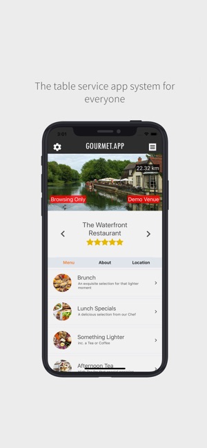 Gourmet App - Waiter Services