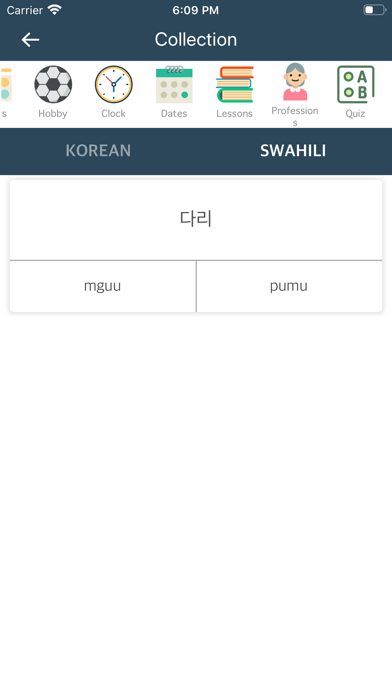 Korean Swahili Dictionary screenshot 2