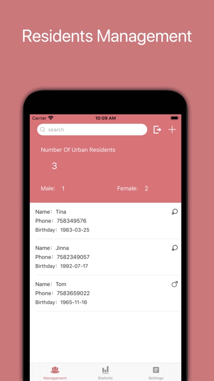 Residents Management