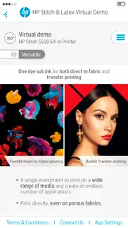 hp stitch & latex virtual demo iphone screenshot 4