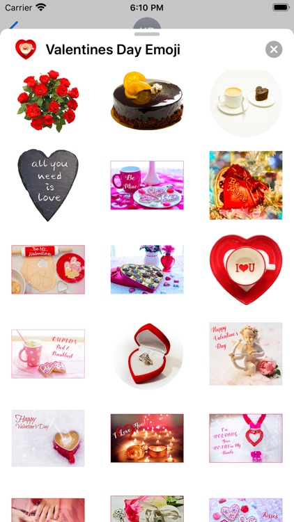 Valentine's Day Love Emoji screenshot-6