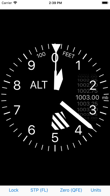 Altimeter for Aviators