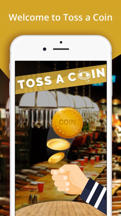 How to cancel & delete Toss a Coin - Heads or Tails from iphone & ipad 1