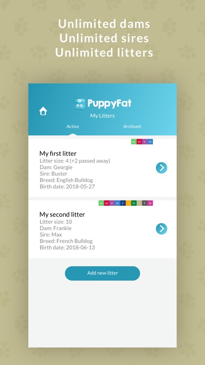 PuppyFat - Breeder Software screenshot-4